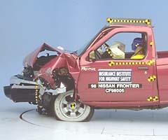 Краш тесты автомобилей Nissan Frontier 1998-2004