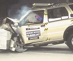 Краш тесты автомобилей Nissan Pathfinder 1997-2004